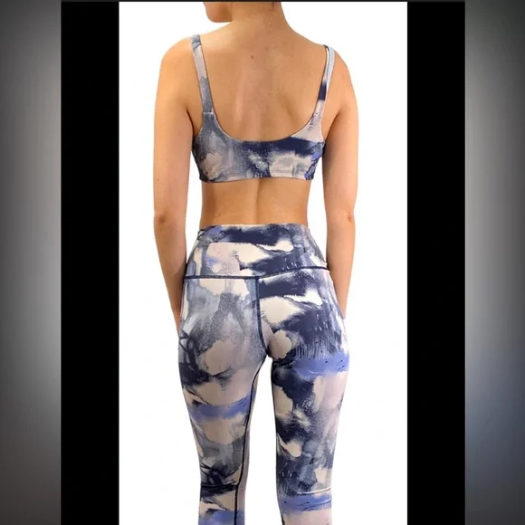ALO Vapor Graffiti Airbrush Sports Bra & High Waist Legging Set Small S $213 - Picture 11 of 11